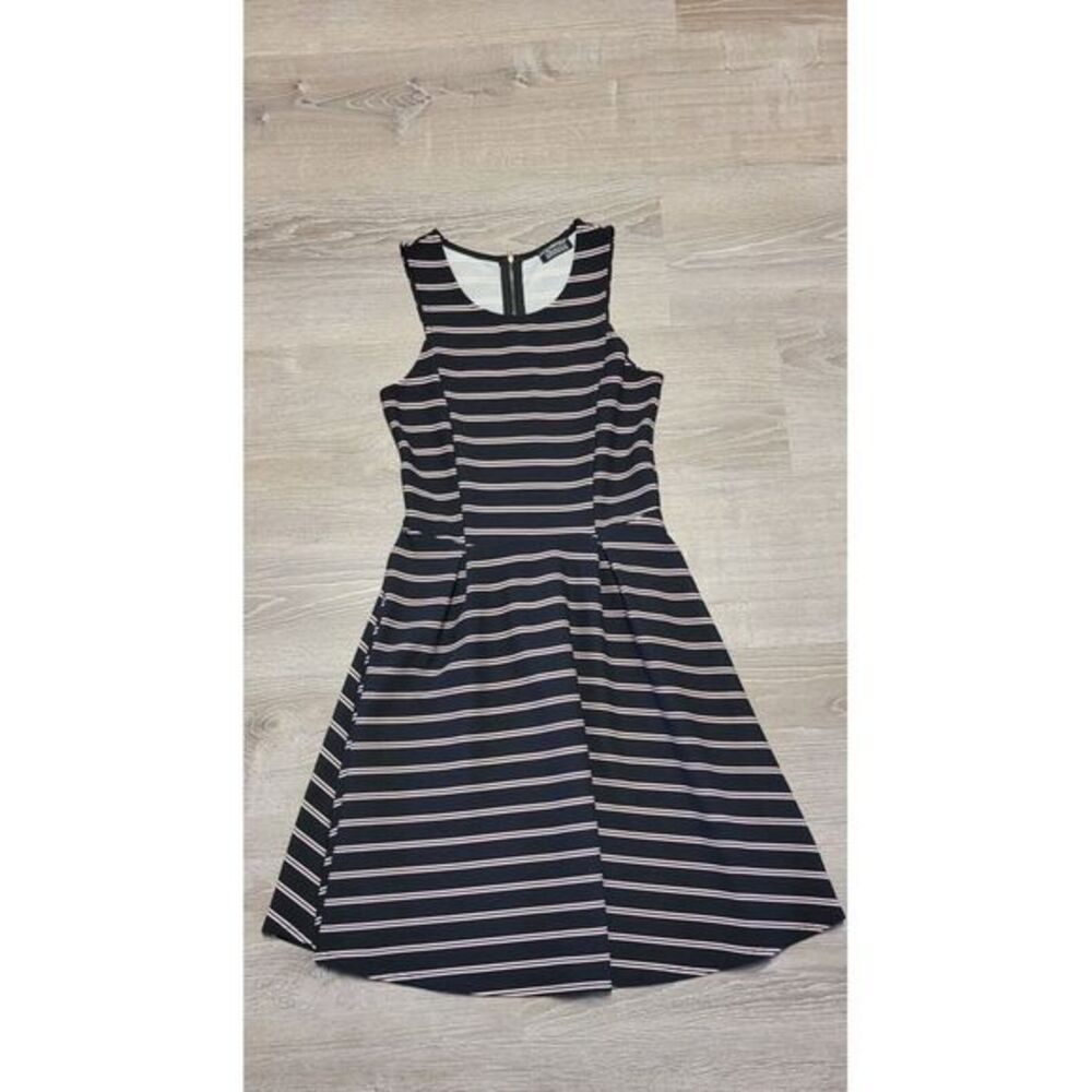 Papermoon designed‎ exclusively for Stitch Fix Black White Striped Dress Size S